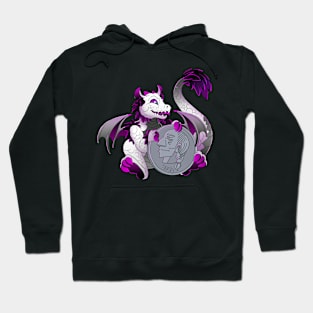 Asexual pride pocket dragon Hoodie